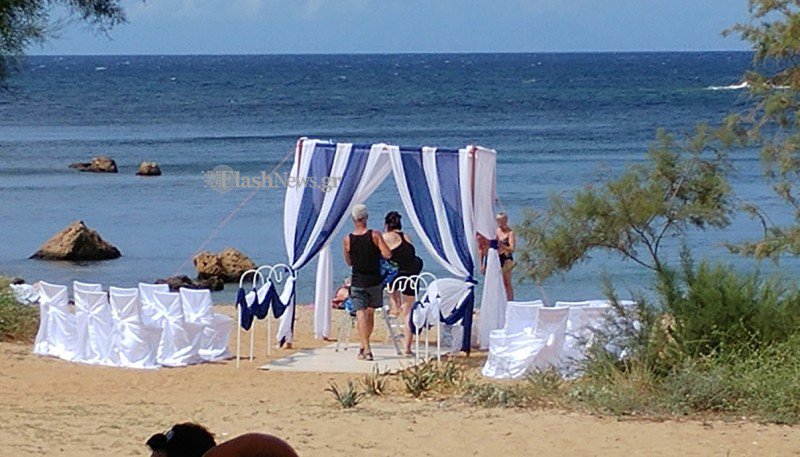 Σήμερα γάμος γίνεται σε... παραλία των Χανιών! [photos+video] - Φωτογραφία 6