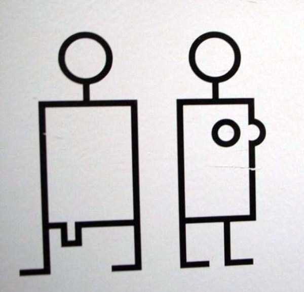 Απίστευτες πινακίδες διαχωρισμού της τουαλέτας στον κόσμο [photos] - Φωτογραφία 2