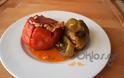 Η συνταγή της Ημέρας: Ντομάτες και πιπεριές γεμιστές με κιμά