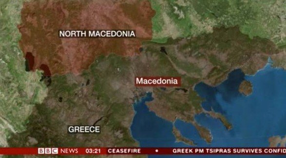 Το BBC άλλαξε ήδη την ονομασία των Σκοπίων (χάρτης) - Φωτογραφία 3