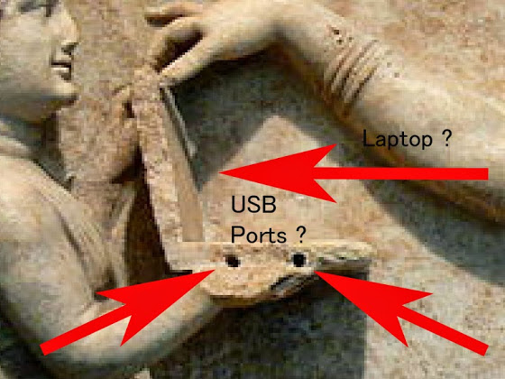 Αρχαία Ελληνίδα με… λαπτοπ σε γλυπτό του 100 π.Χ. [photo] - Φωτογραφία 3