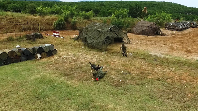 Άσκηση από τη Μεραρχία Υποστήριξης με Στρατιωτικούς Σκύλους - Φωτογραφία 20