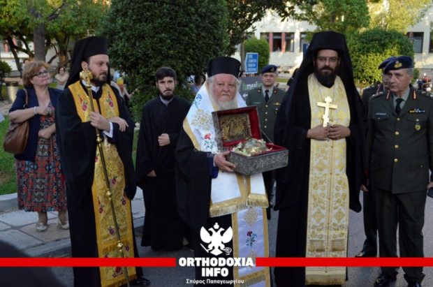 Υποδοχή της κάρας της Αγίας Παρασκευής στο ΝΙΜΤΣ (έως 27 Ιουνίου το πρωί) - Φωτογραφία 2