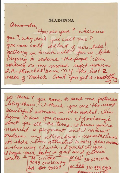 Στο σφυρί οι επιστολές πάθους της Madonna στην καλλονή του Justify my Love - Φωτογραφία 3