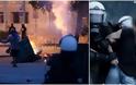 Θεσσαλονίκη: Πετροπόλεμος και χημικά σε εκδήλωση του ΣΥΡΙΖΑ για το Σκοπιανό [Βίντεο]