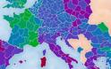 Δώστε βάση! Αυτός ο χάρτης της Ευρώπης θα σας τρομάξει πολύ... [photo]