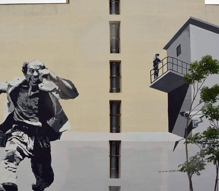 Υπέροχο γκράφιτι με τον Θανάση Βέγγο που συγκινεί - Φωτογραφία 2