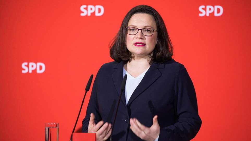 Γερμανία: Ανοιχτό το ενδεχόμενο νέων εκλογών αφήνει η επικεφαλής των Σοσιαλδημοκρατών - Φωτογραφία 1