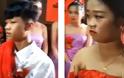 Εικόνες που σοκάρουν - 13χρονο αγόρι παντρεύεται την 13χρονη έγκυο κοπέλα του σε επαρχία της... [photos]