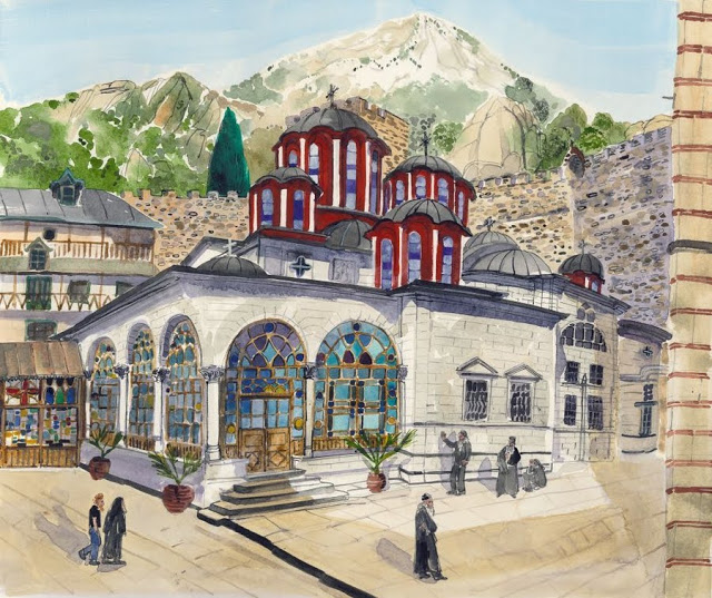 10821 - Έκθεση έργων ζωγραφικής με τίτλο «Tim Vyner: Μια εμπειρία ζωής στο Άγιον Όρος» στις Σέρρες - Φωτογραφία 5