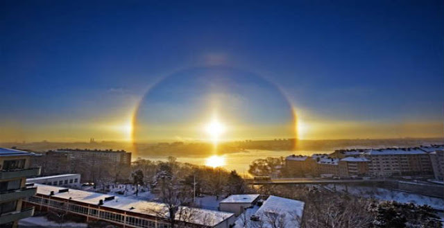 Απίστευτο θέαμα: Εμφανίστηκαν τρεις ήλιοι στον ουρανό! Που και πότε συνέβη αυτό; [photos] - Φωτογραφία 2