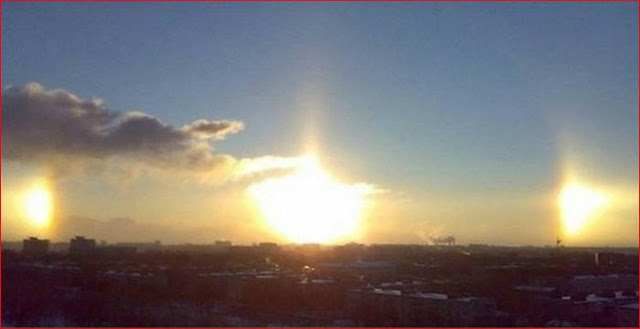 Απίστευτο θέαμα: Εμφανίστηκαν τρεις ήλιοι στον ουρανό! Που και πότε συνέβη αυτό; [photos] - Φωτογραφία 3