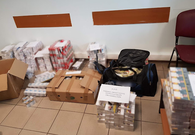 Πέντε συλλήψεις για λαθρεμπόριο καπνικών προϊόντων στη Θεσσαλονίκη - Φωτογραφία 1