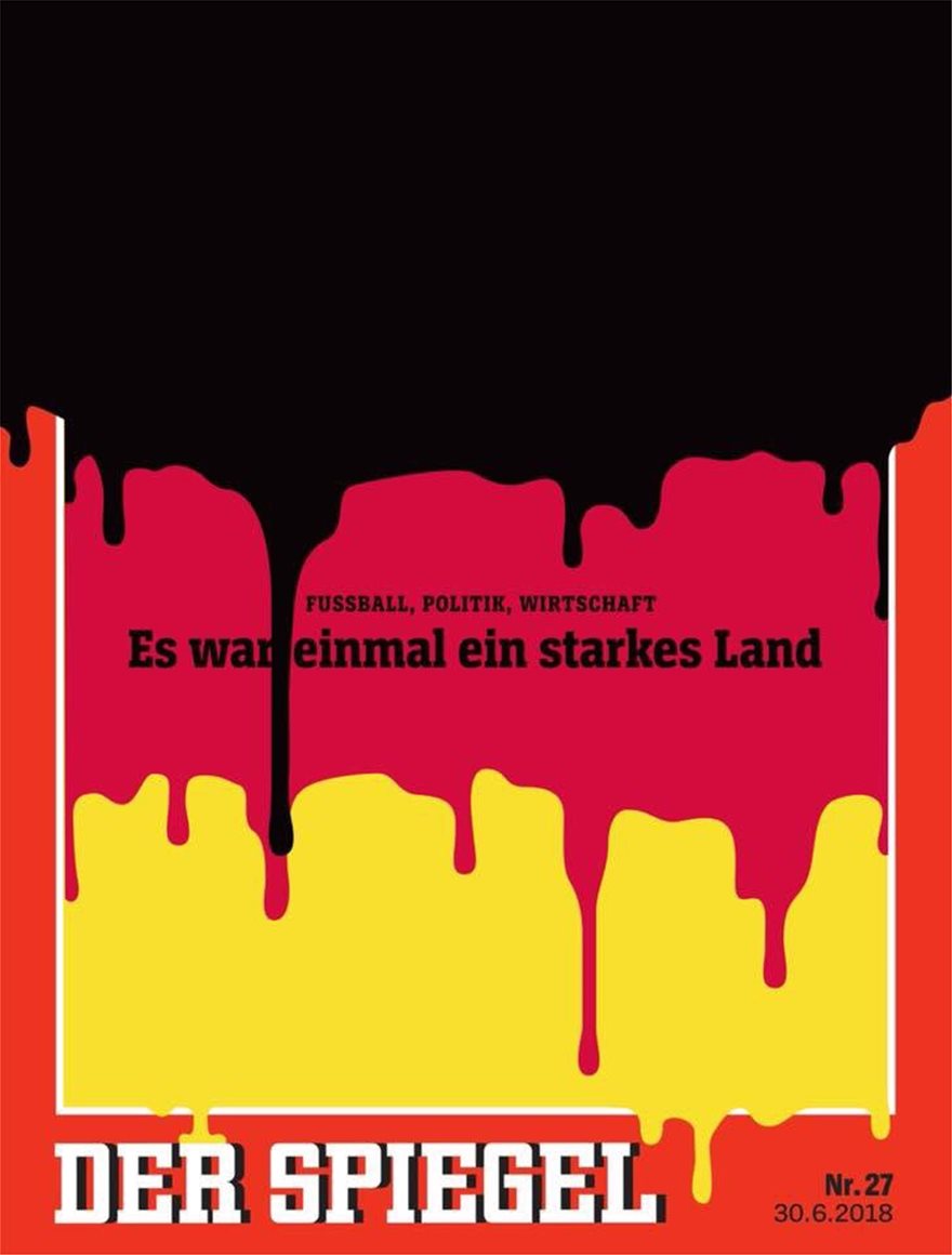 Το καυστικό πρωτοσέλιδο του Der Spiegel για τη Γερμανία: «Ηταν κάποτε μια ισχυρή χώρα» - Φωτογραφία 2