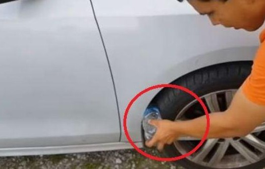 Προσοχή: Αν δείτε πλαστικό μπουκάλι στη ρόδα αυτοκινήτου σας, είστε σε κίνδυνο! [Video] - Φωτογραφία 1