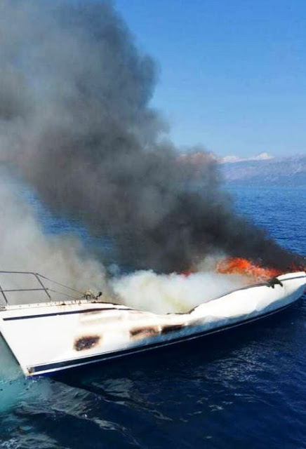 Βυθίστηκε ιστιοπλοϊκό μετά από φωτιά στο Μεγανήσι Λευκάδας! (ΑΠΙΣΤΕΥΤΕΣ ΕΙΚΟΝΕΣ) - Φωτογραφία 2