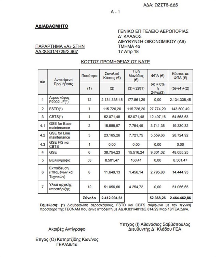 Προμήθεια 12 εκπαιδευτικών αεροσκαφών για την Πολεμική Αεροπορία - Φωτογραφία 5