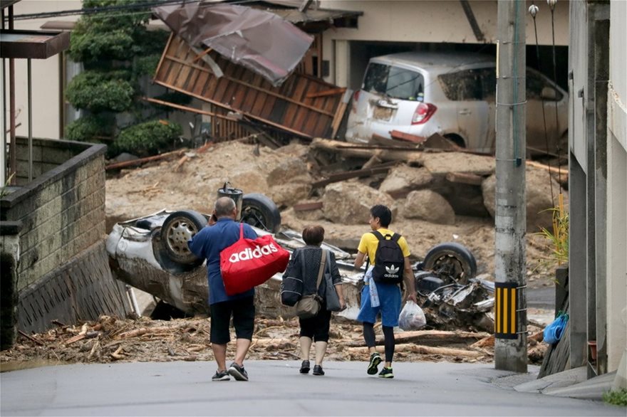 Βιβλική καταστροφή στην Ιαπωνία: 122 νεκροί και δεκάδες αγνοούμενοι από τις πλημμύρες - Φωτογραφία 6