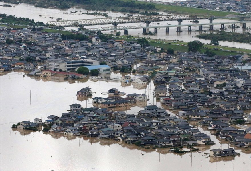 Βιβλική καταστροφή στην Ιαπωνία: 122 νεκροί και δεκάδες αγνοούμενοι από τις πλημμύρες - Φωτογραφία 7