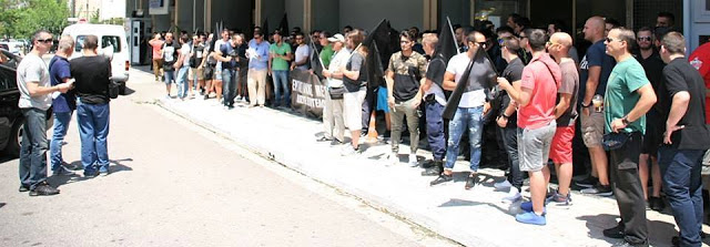 Φωτογραφίες από την παράσταση διαμαρτυρίας της Ένωσης Αθηνών - Φωτογραφία 12