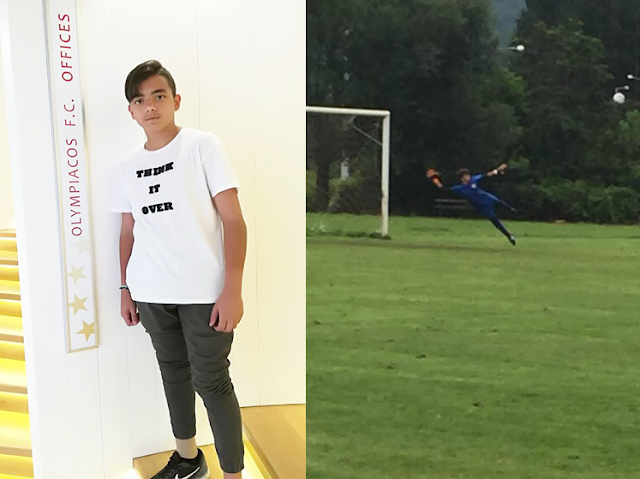 Στον Ολυμπιακό ο 13χρονος Κωνσταντίνος Αρβανίτης με ρίζες απο την Παλαιομάνινα - Φωτογραφία 1