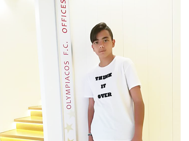 Στον Ολυμπιακό ο 13χρονος Κωνσταντίνος Αρβανίτης με ρίζες απο την Παλαιομάνινα - Φωτογραφία 2