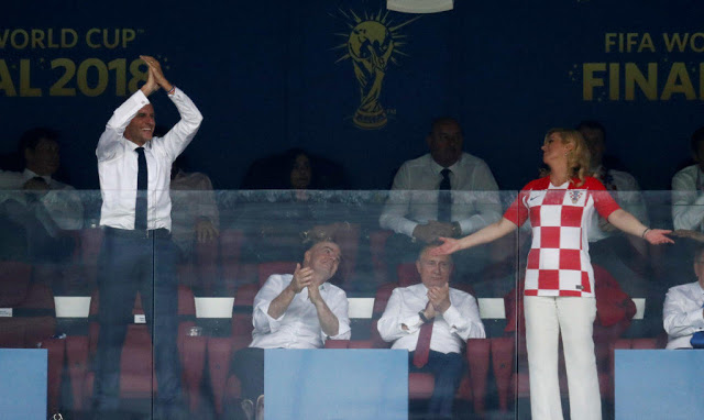 Η πληθωρική Πρόεδρος της Κροατίας είναι η πιο πιστή οπαδός της Εθνικής ομάδας (ΦΩΤΟ) - Φωτογραφία 4