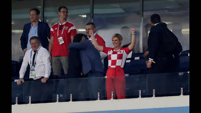 Η πληθωρική Πρόεδρος της Κροατίας είναι η πιο πιστή οπαδός της Εθνικής ομάδας (ΦΩΤΟ) - Φωτογραφία 5