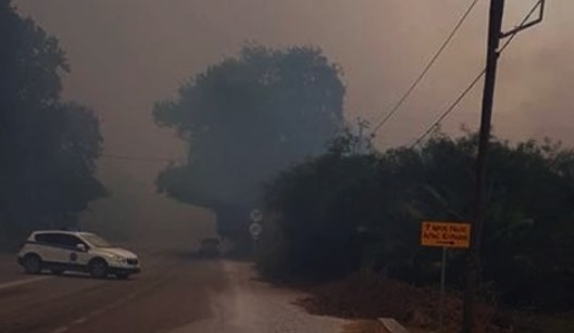 Μεγάλη πυρκαγιά στα Χανιά - Φωτογραφία 1
