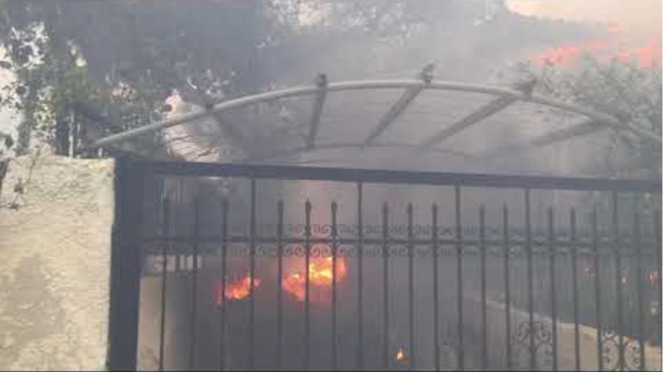 Μάχη με τις φλόγες στην Κινέτα: Η φωτιά έφτασε στην Εθνική οδό - Κάηκαν σπίτια - Φωτογραφία 5