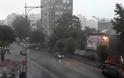 Καταρρακτώδης βροχή και χαλάζι στη Θεσσαλονίκη - Φωτογραφία 5