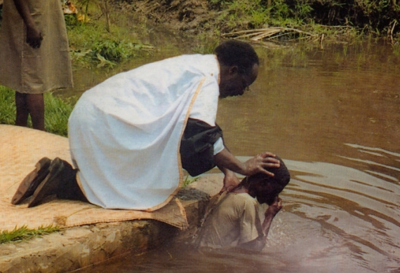 Μοναχός Δαμασκηνός Γρηγοριάτης - Οι βαπτίσεις στην Ιεραποστολή του Κογκό - Φωτογραφία 1
