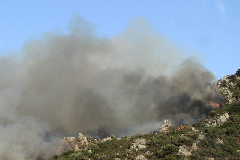 Δύσκολες ώρες από φωτιά στα Χανιά - Εκκενώθηκε οικισμός [photos] - Φωτογραφία 2