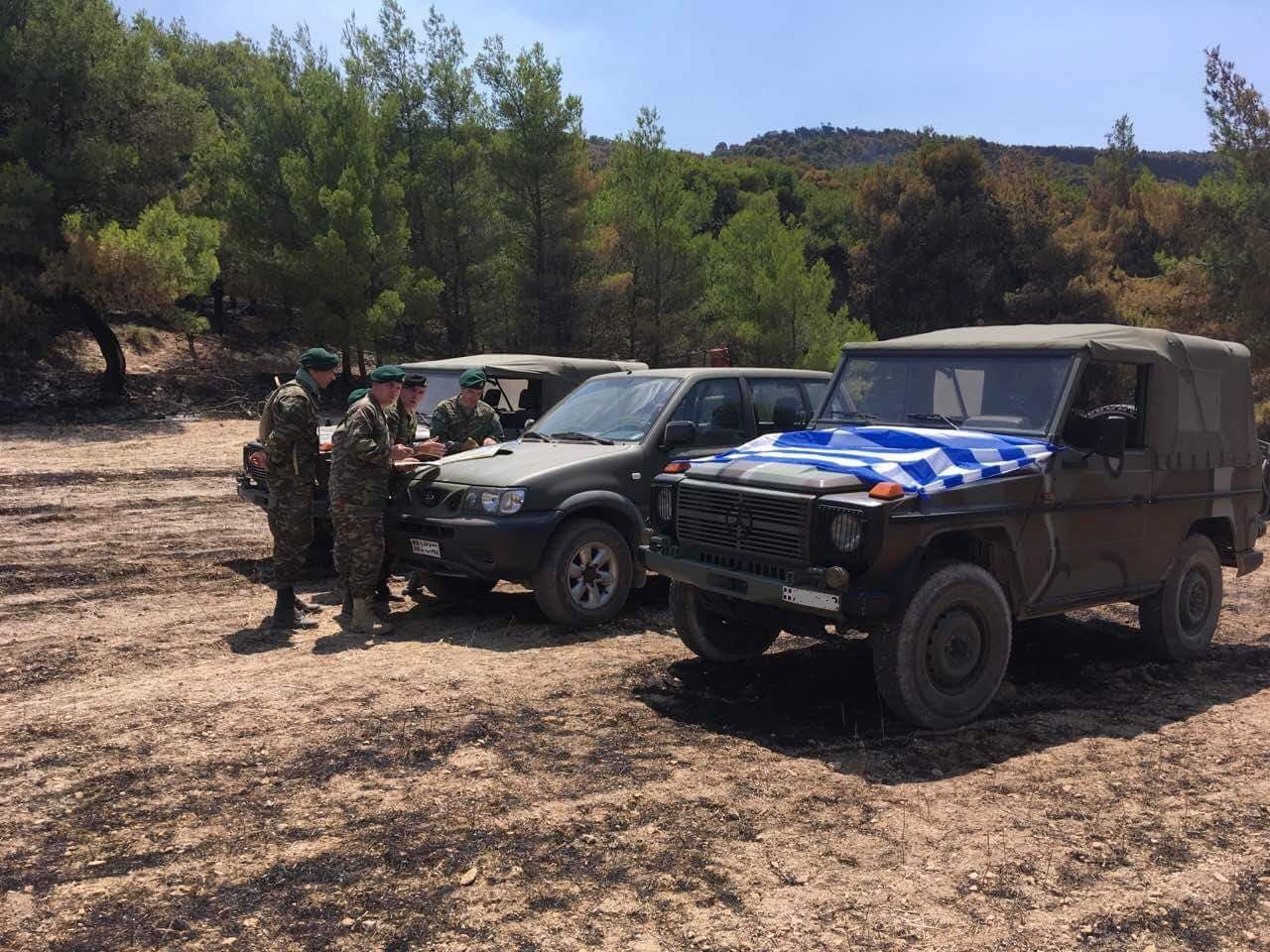 Οι περιπολίες των αλεξιπτωτιστών της 2ας ΜΑΛ σε Μάτι και Κινέτα - ΦΩΤΟ - Φωτογραφία 3