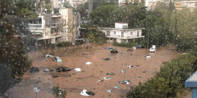 Απίστευτες εικόνες: Πνίγηκε το Μαρούσι από την καταιγίδα – Κίνδυνος για πεζούς - Φωτογραφία 1