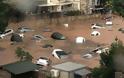 «Βούλιαξαν» αυτοκίνητα στο Μαρούσι από την καταιγίδα! (ΦΩΤΟ)
