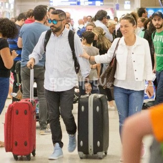 Τσακώσαμε Λασκαράκη- Σουλτάτο στο αεροδρόμιο - Οι πρώτες κοινές τους φωτογραφίες - Φωτογραφία 2