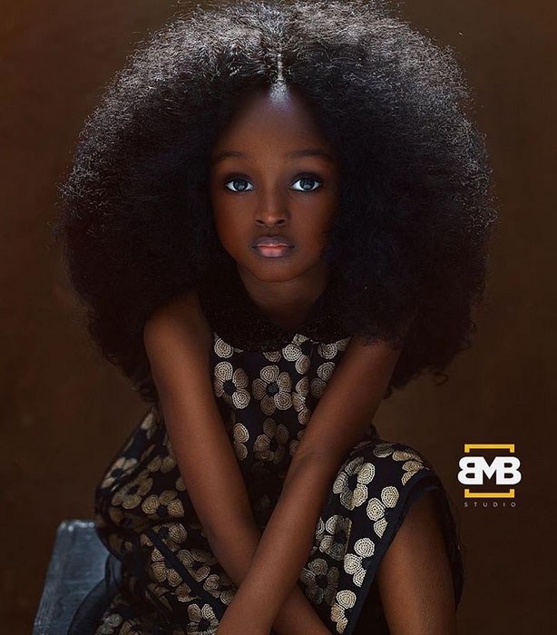 Μια 5χρονη από τη Νιγηρία είναι «το πιο όμορφο κορίτσι στον κόσμο»! - Φωτογραφία 2