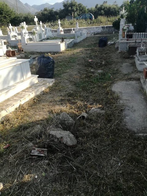 Καθαρίστηκε το Νεκροταφείο Μύτικα. - Φωτογραφία 2