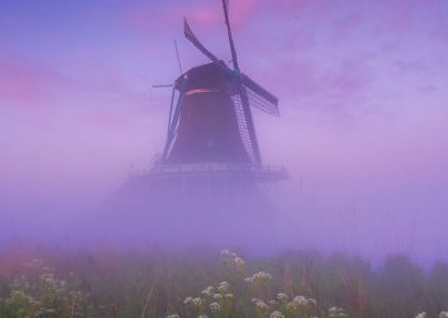 Οι ανεμόμυλοι της Ολλανδίας μέσα από την ομίχλη [photos] - Φωτογραφία 1