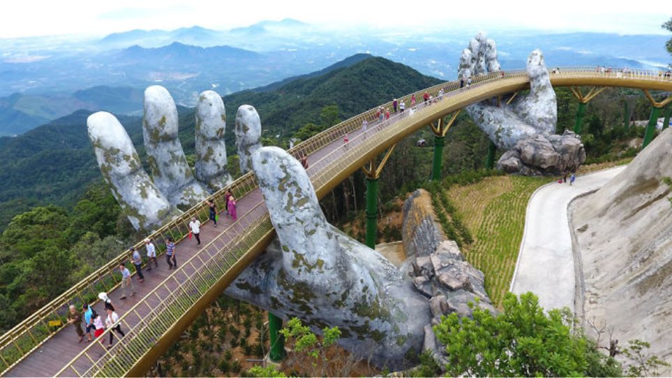 Γέφυρα στο Βιετνάμ που αφήνει τους επισκέπτες άφωνους - Φωτογραφία 1
