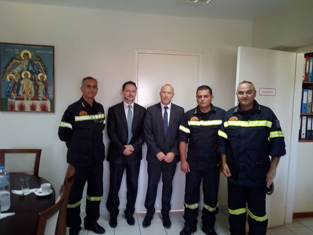 Την Πυροσβεστική Υπηρεσία Μεγάρων επισκέφθηκε ο Πρέσβης της Τσεχίας - Φωτογραφία 2