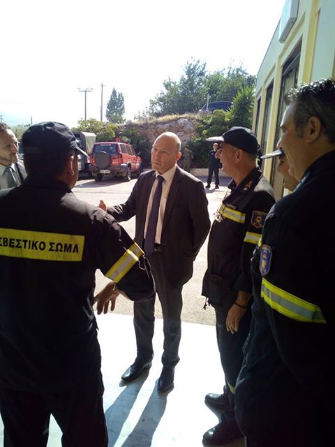 Την Πυροσβεστική Υπηρεσία Μεγάρων επισκέφθηκε ο Πρέσβης της Τσεχίας - Φωτογραφία 4
