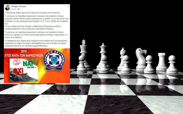 Σοβαρή καταγγελία κατά Προέδρου Σκακιστικού Συλλόγου στη Χαλκίδα (ΦΩΤΟ) - Φωτογραφία 1