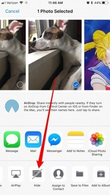 Πώς να κρύψετε εικόνες του Photos στο iPhone - Φωτογραφία 2
