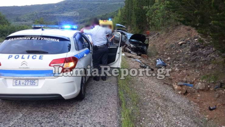 Λαμία: Άγιο είχε ζευγάρι Ιταλών στις στροφές του Μπράλου - Φωτογραφία 2