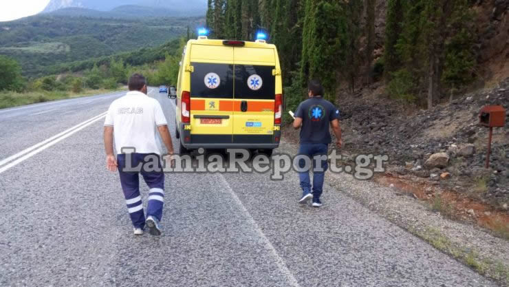 Λαμία: Άγιο είχε ζευγάρι Ιταλών στις στροφές του Μπράλου - Φωτογραφία 5