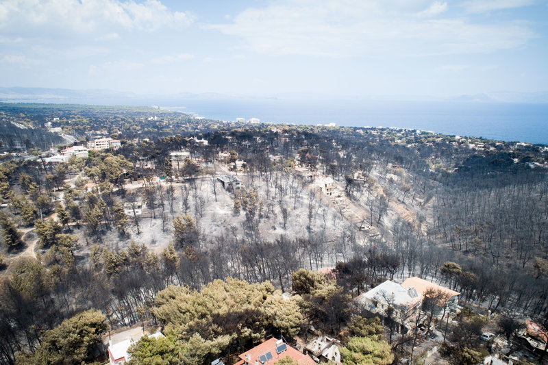 Εθνικό Αστεροσκοπείο: Ολική καταστροφή στο Μάτι -Το 70% κάηκε ολοσχερώς - Φωτογραφία 4