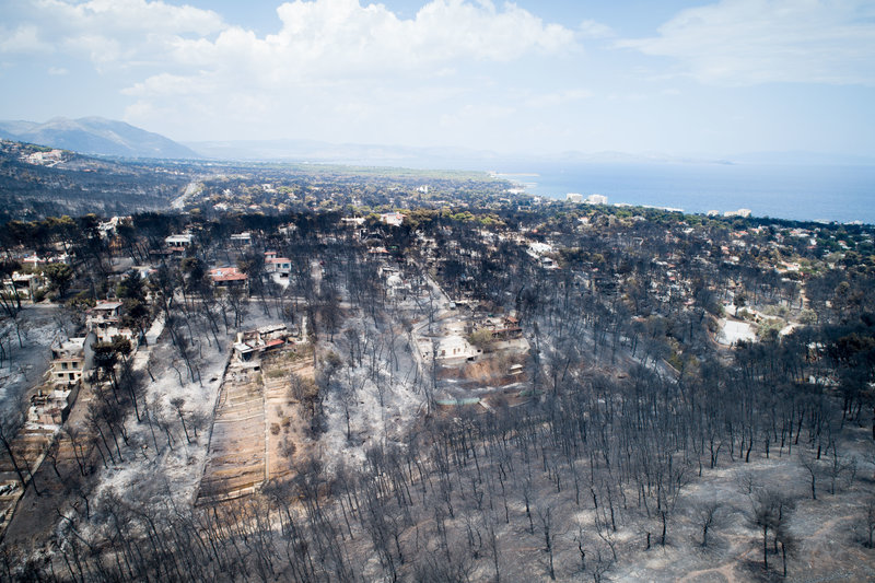 Εθνικό Αστεροσκοπείο: Ολική καταστροφή στο Μάτι -Το 70% κάηκε ολοσχερώς - Φωτογραφία 6