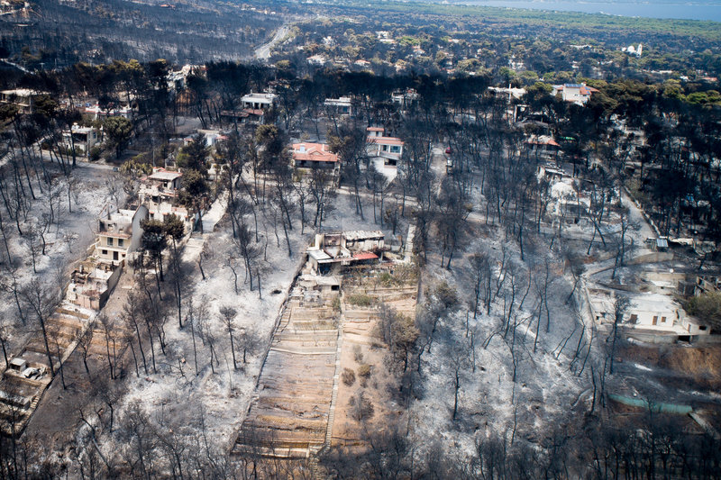 Εθνικό Αστεροσκοπείο: Ολική καταστροφή στο Μάτι -Το 70% κάηκε ολοσχερώς - Φωτογραφία 7